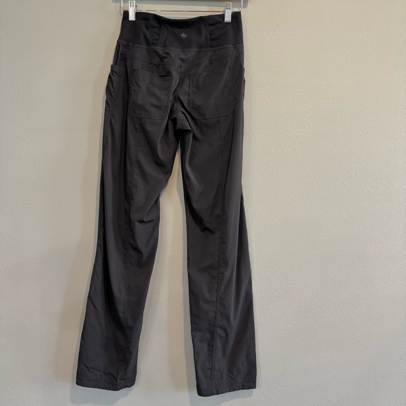 PrAna Summit Pants Black Pockets Size XS Nylon 30” Inseam Hiking - Picture 2 of 6